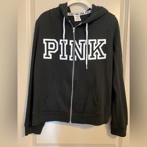 PINK full-zip hoodie - Size L